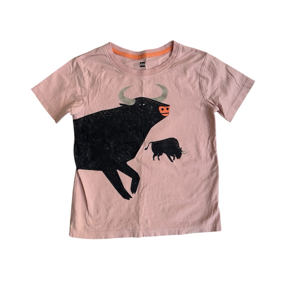 Tea Collection Bull Tee Size 7